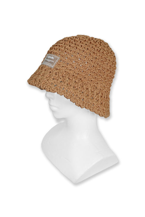 SUMMER STRAW HAT -SAND ORANGE-